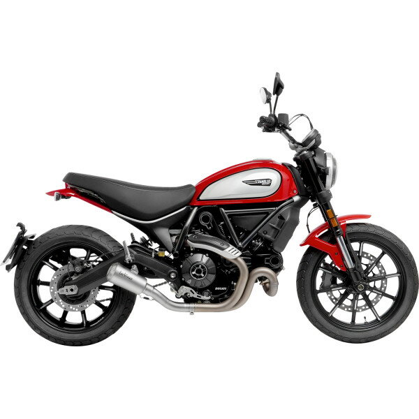 【USA在庫あり】 LEOVINCE LV-10 スリップオンマフラー 21年-22年 ドゥカティ Scrambler Icon シルバー 1811-4276 JP店