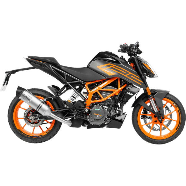 【USA在庫あり】 LEOVINCE LV One EVO スリップオンマフラー 21年-23年 KTM 390 Duke シルバー 1811-4282 JP店