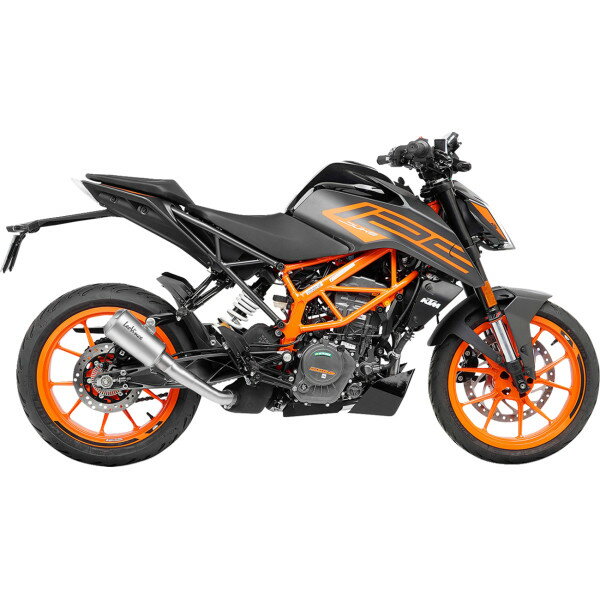 【USA在庫あり】 LEOVINCE LV-10 スリップオンマフラー 21年-23年 KTM 390 Duke シルバー 1811-4287 JP店