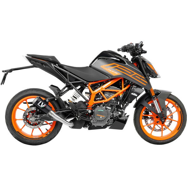 【USA在庫あり】 LEOVINCE LV-10 スリップオンマフラー 21年-23年 KTM 390 Duke 黒 1811-4289 JP店