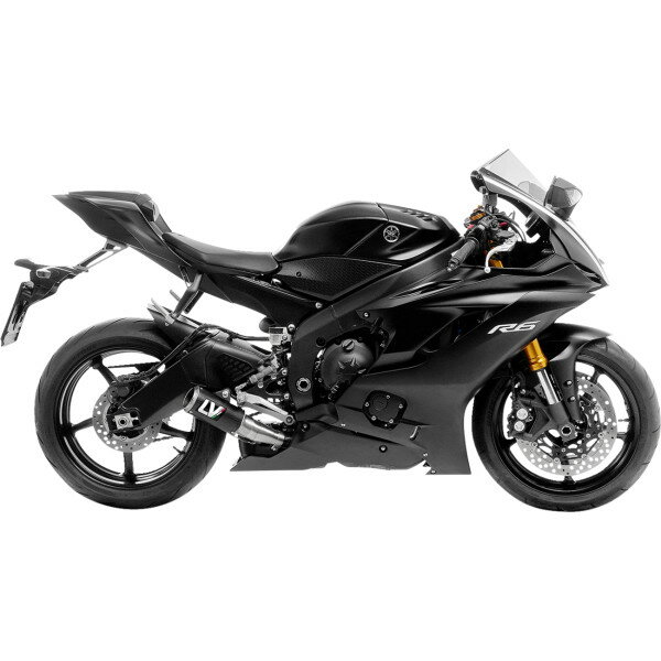 【USA在庫あり】 LEOVINCE LV Corsa Carbon Fiber スリップオンマフラー 06年-20年 YZF-R6 黒 1811-4313 JP店