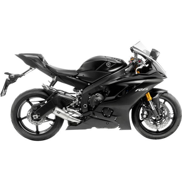 【USA在庫あり】 LEOVINCE LV Corsa Titanium?スリップオンマフラー 06年-20年 YZF-R6 シルバー 1811-4314 JP店