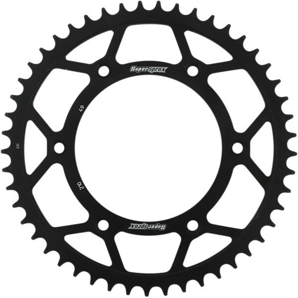【USA在庫あり】 SUPERSPROX スチール リア スプロケット 520/49T 09年 CRF230M 黒 1210-1886 JP店(2.0)