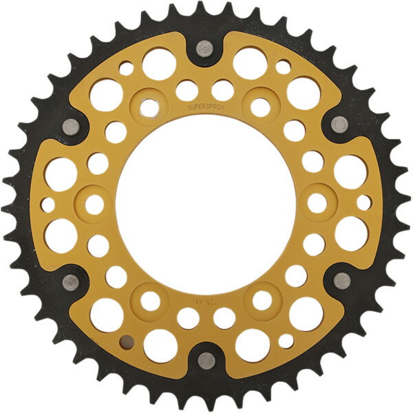 【USA在庫あり】 SUPERSPROX ステルス リア スプロケット 520/44T 08年 ドゥカティ Monster 695 ゴールド/黒 1210-2182 JP店