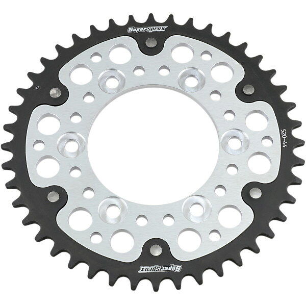 【USA在庫あり】 SUPERSPROX ステルス リア スプロケット 520/44T 08年-14年 ドゥカティ Monster 696 シルバー/黒 1210-2187 JP店