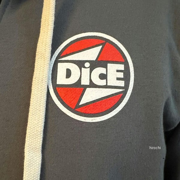 【メーカー在庫あり】 DICE MAGAZINE ダイスマガジン ロゴ ジップアップパーカー L...