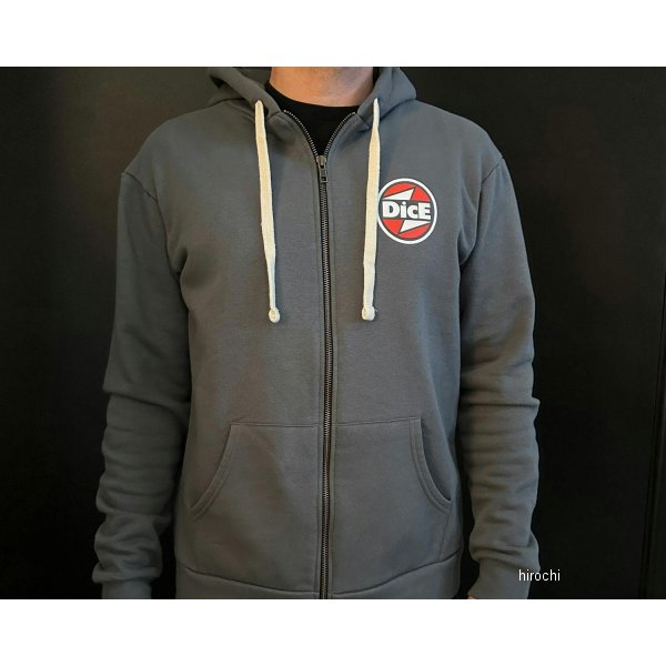 【メーカー在庫あり】 DICE MAGAZINE ダイスマガジン ロゴ ジップアップパーカー XL - JP店