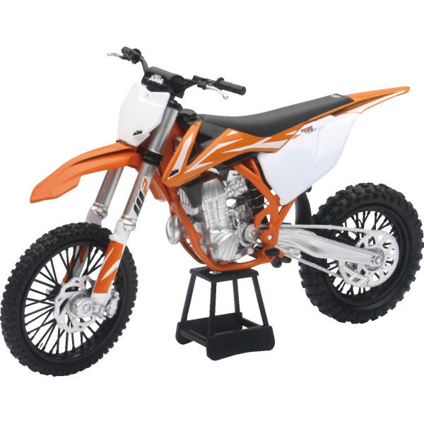 【USA在庫あり】 ニューレイ New Ray ミニ KTM 450SX-F ダートバイク 1:10 スケール オレンジ/白/黒 7001-0077 JP店