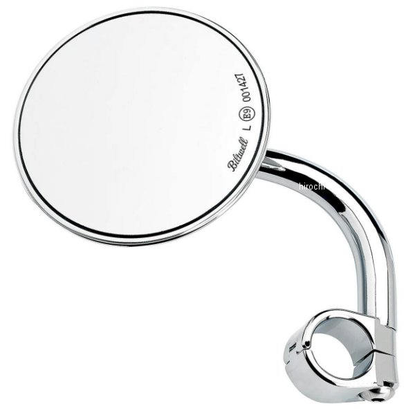 【メーカー在庫あり】 Biltwell ビルトウェル 7/8in ユーティリティショート ステムラウンドワイドミラー クローム 6503-278-531 JP店