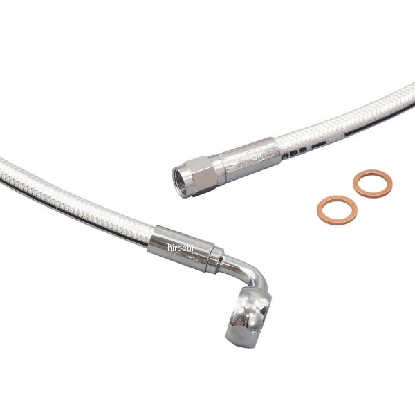 Brake Hose - 【メーカー在庫あり】 MAGNUM マグナム SCII 20in ABS用アッパーブレーキASSY 90°10mm AS37220 JP店