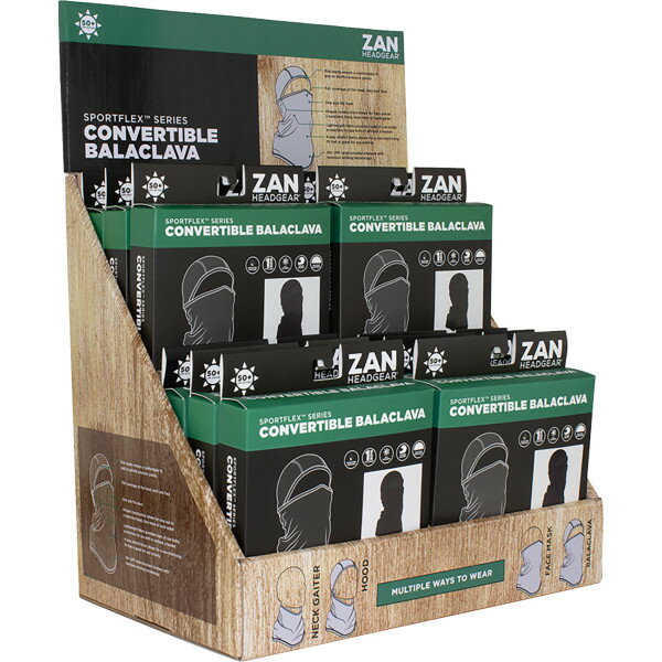  ザンヘッドギア ZAN Headgear DISPLAY PREPACK BALACLAVA SPORTFLEX 12PK 9903-0741 JP店