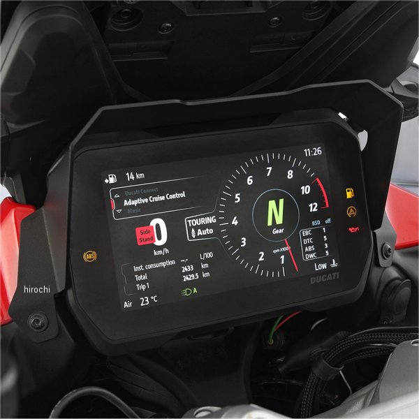 ワンダーリッヒ Wunderlich メーターバイザー Multistrada V4 黒 W71160-002 JP店