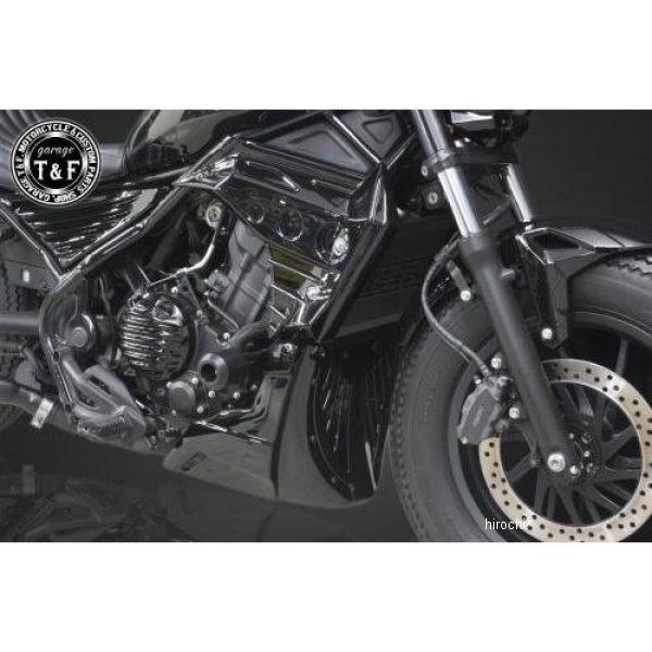 ガレージT＆F コンバットカウル オーバー&アンダーVer1SET ブラック 22年以前 レブル250 606241 JP店