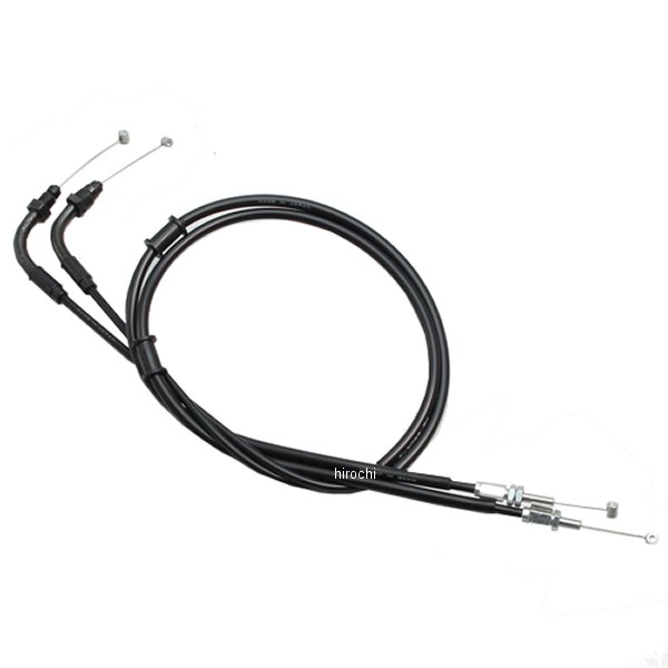 HONDA - 【メーカー在庫あり】 ハリケーン ロングスロットルケーブルW 100mmロング 21年以降 グロム 黒 HB6610 JP店