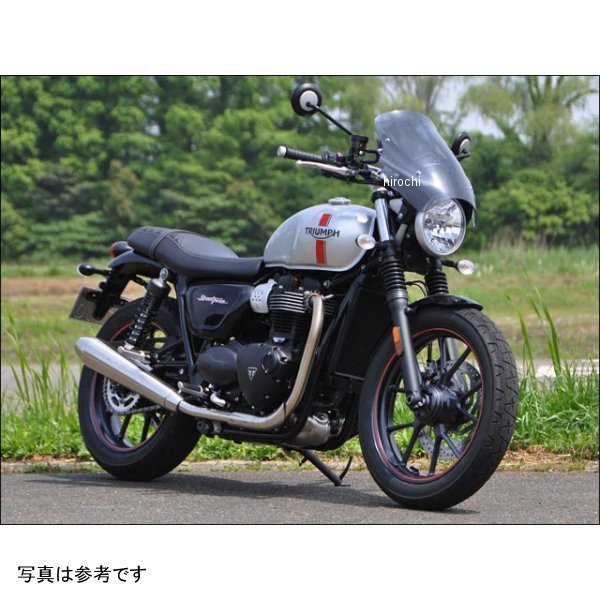 シックデザイン ガイラシールド Mサイズ スモーク 16年-20年 トライアンフ Street Twin GS62F JP店