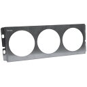 ジャスパフォーマンス Jass Performance オーディオメーターパネル Φ52mm用×3 NAロードスター ステンレスヘアライン 2205 JP店