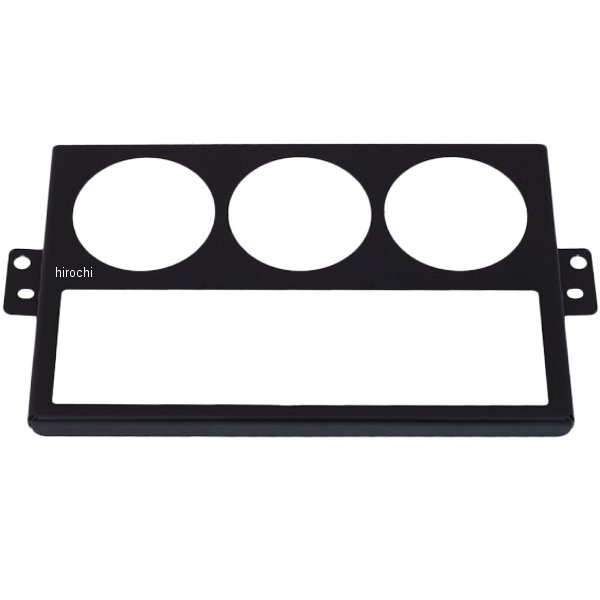 ジャスパフォーマンス Jass Performance オーディオメーターパネル 1DIN、Φ52mm用×3 NBロードスター 黒 2321 JP店