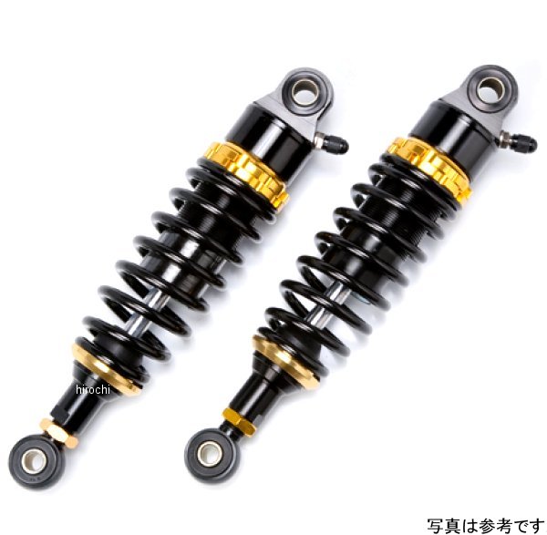  RFY ガス封入式ローダウンリアサスペンション Vツインマグナ ブラック&ゴールド SUG28BKGDHO54 JP店