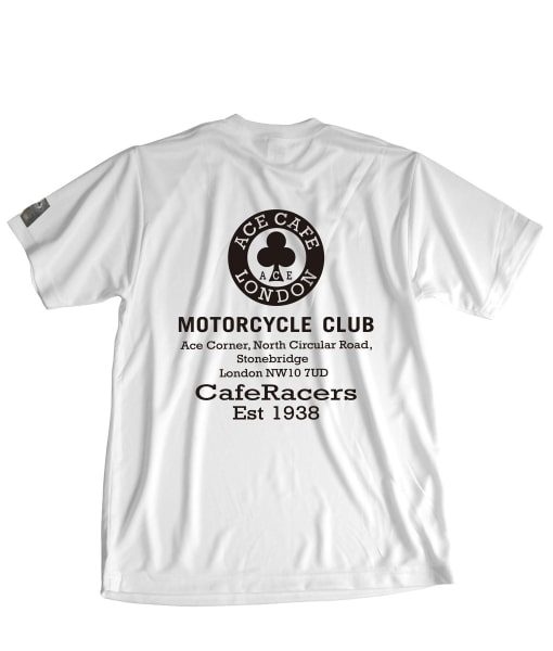 株式会社ヒロチー商事 楽天市場店の【メーカー在庫あり】 エースカフェロンドン ACE CAFE LONDON DRY-Tシャツ MCC 白 XLサイズ AA012DT JP店｜アングル2