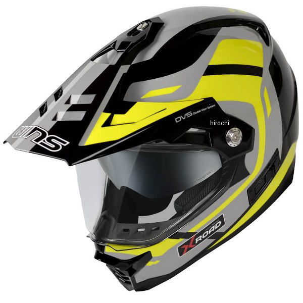 ウインズ WINS オフロードヘルメット X-ROAD 3 FREE RIDE G44 イエローグレー XLサイズ 4560385772054 JP店(2.0)