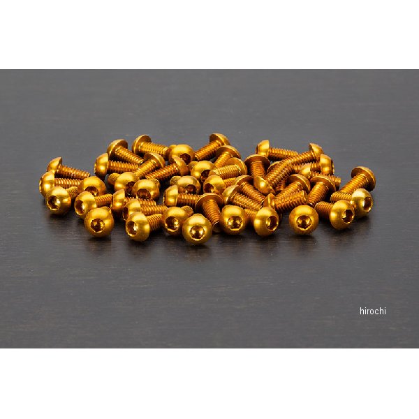 ヨシムラ USヨシムラ CHILAO SS ペダル ラージ用ピン ゴールド 45個 M4X8BHS-AL-GL45 JP店