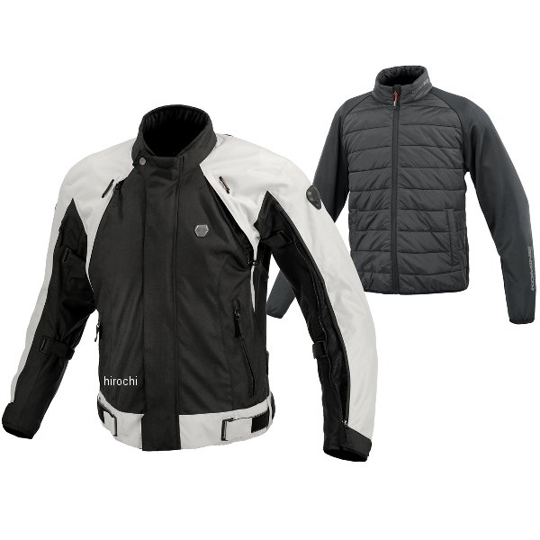 【メーカー在庫あり】 コミネ KOMINE 秋冬モデル フルイヤーシステムジャケットセット ライトグレー 2XLサイズ JK-5995 JP店(2.0)