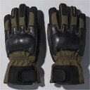 カドヤ KADOYA 2024年秋冬モデル レザーグローブ RUBICON-WP GLOVE 黒/カーキ LLサイズ 3363 JP店
