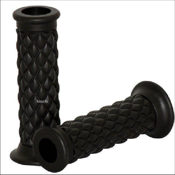 【メーカー在庫あり】 マッドマックス MAD MAX ハンドルグリップ ダイヤ バイク用 貫通タイプ 黒 MM05-0144-BK JP店