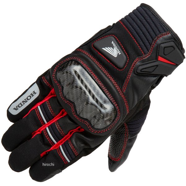 【メーカー在庫あり】 ホンダ純正 2024年秋冬モデル カーボンプロテクトグローブ 赤 Lサイズ 0SYEJ-66B-RL JP店