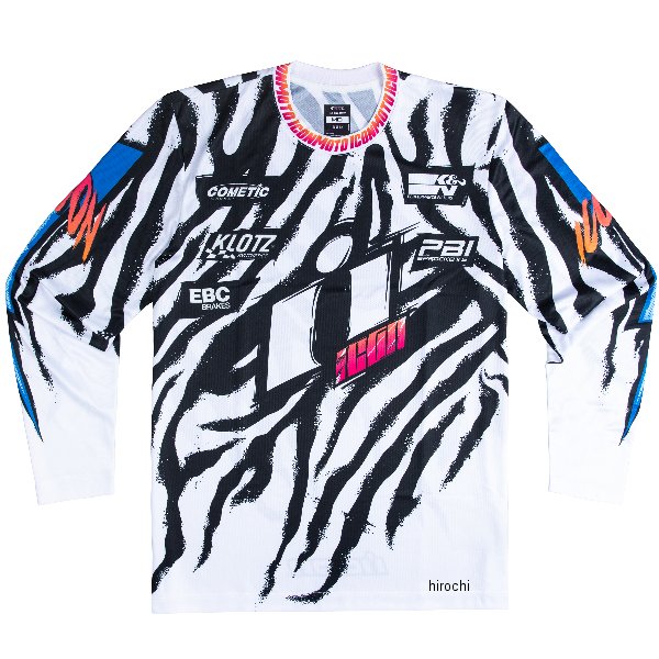 アイコン ICON 2024年秋冬モデル ジャージ RAD DAWN 白 2XLサイズ 2824-0102 JP店