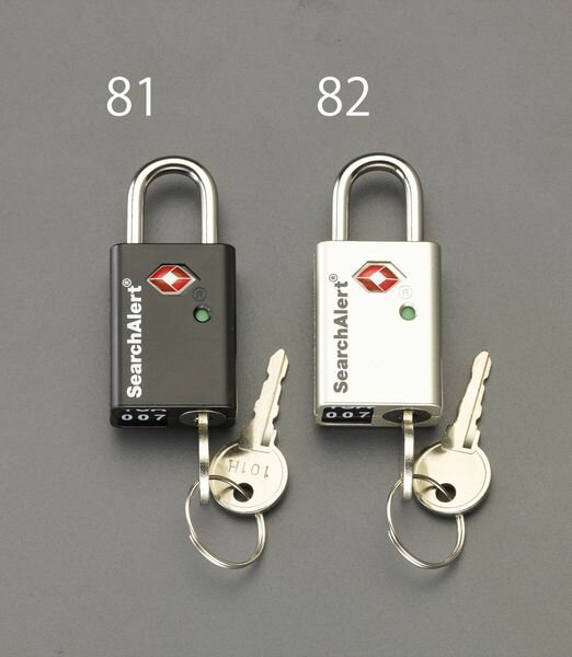 材質：本体・ツル：スチール幅：33mmツル径：3mmクリアランスサイズ：タテ：16.8mm、ヨコ：10.8mm色：黒鍵2本付TASロック(アメリカ税関認定品)EA983S-81楽天 JP店　