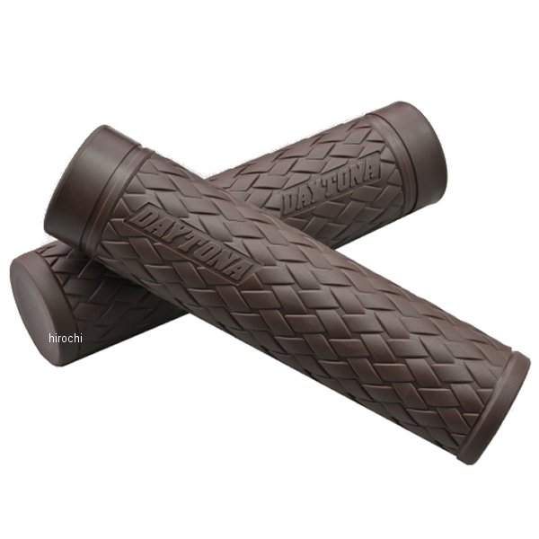 デイトナ GRIPPY GRIP GG-D-KNIT φ25.4 エンド非貫通カラー:ブラウン長さ:127mmφ25.4(インチバー)ハンドル用エンド非貫通編み込みデザインのKNITのツバを無くし、クローズドエンド化したクルーザー向けモデル。47901楽天 JP店