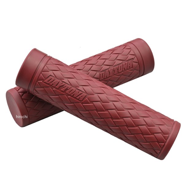【メーカー在庫あり】 デイトナ GRIPPY GRIP GG-D-KNIT φ25.4 エンド非貫通 オックスブラッドレッド 47903 JP店