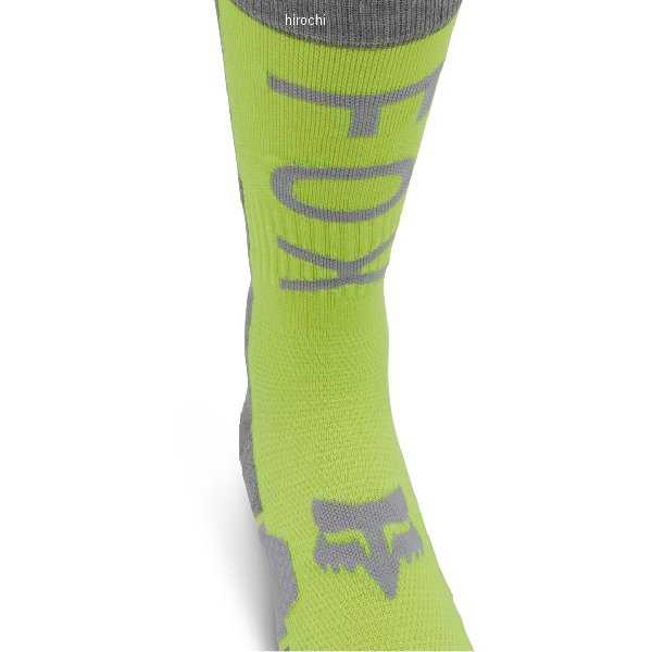 【メーカー在庫あり】 フォックス FOX 360 ソックス ディバイダー グレー/イエロー Mサイズ G5395 JP店