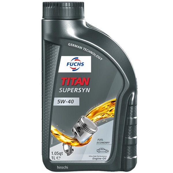 フックス FUCHS エンジンオイル TITAN SUPERSYN 5W-40 1L A602003195 JP店