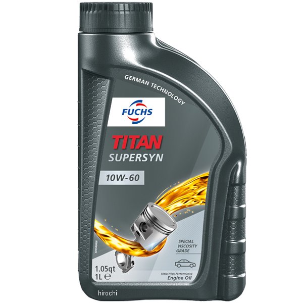 フックス FUCHS エンジンオイル TITAN SUPERSYN SAE 10W-60 1L A602084750 JP店