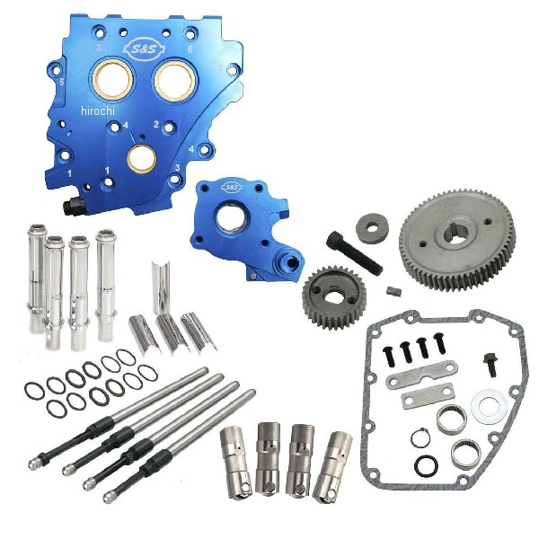 【メーカー在庫あり】 S&Sサイクル S&S Cycle ギアカムチェストキット クロームチューブ ビッグツイン 07年-17年 034121 JP店