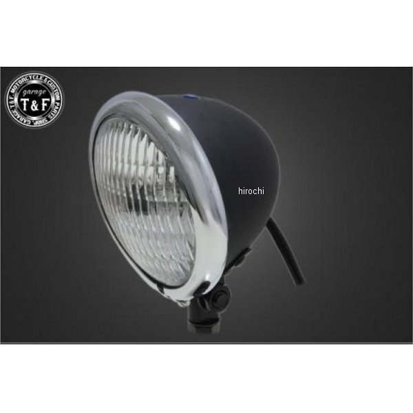 ガレージT＆F 4.5インチベーツライト メッキ/マットブラック/クリアーレンズ+ステーA マグナ250(S) 6080252 JP店