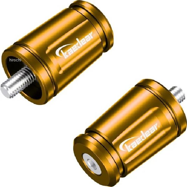 カエディア Kaedear 可変バーエンド ホンダ、ヤマハ、スズキ、M6 ゴールド KDR-BE1-HYSM6-GD JP店