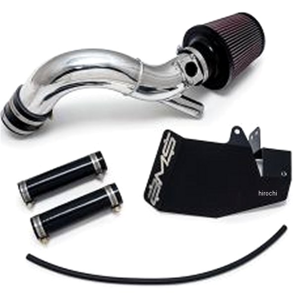 【USA在庫あり】 AMS インテークパイプ (MAFハウジング/バング付き) 08年-15年 三菱 EVO X 黒 amsAMS.04.08.0002-2 JP店