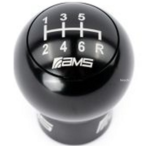 【USA在庫あり】 AMS 6-Speed Billet シフトノブ (レッド/ブラック/ガンメタル キャップ) スバル WRX/S..