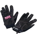 【メーカー在庫あり】 キジマ KISS メンテナンスグローブ2 黒/ピンク Lサイズ K1343PA7 JP店