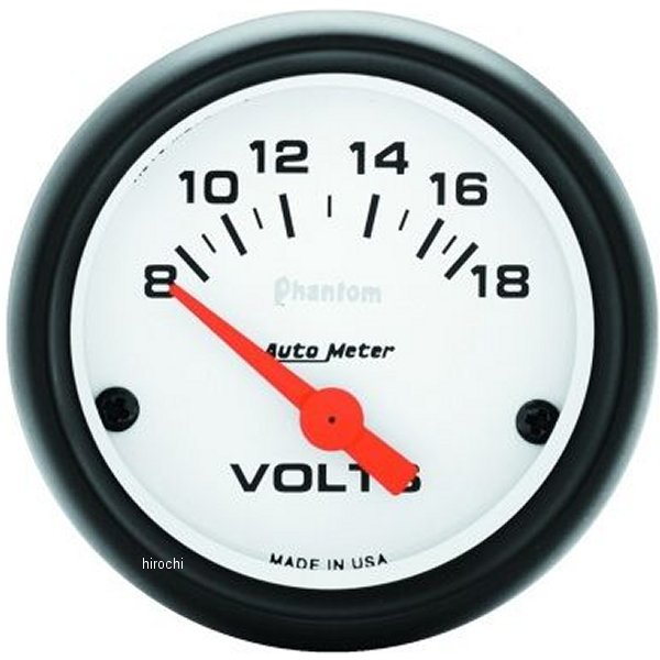  オートメーター Autometer Phantom 52mm 8-18V 電圧計 atm5791 JP店