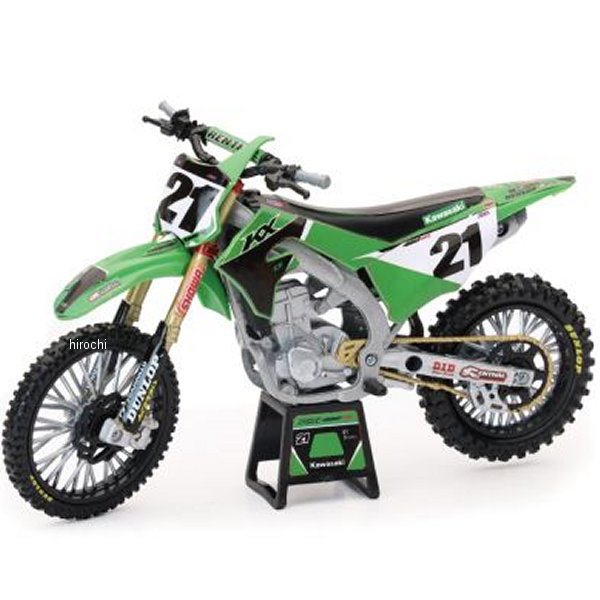 【USA在庫あり】 New Ray Toys カワサキ KX450F ファクトリーチーム (Jason Anderson) 1:12スケール nrt58413 JP店