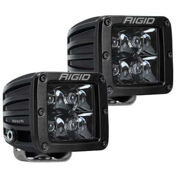 リジッドインダストリー Rigid Industries Dシリーズ Midnight Edition スポット 2個入り rig202213BLK JP店
