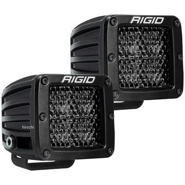  リジッドインダストリー Rigid Industries Dシリーズ PRO Midnight Edition スポット Diffused (ペア) rig202513BLK JP店