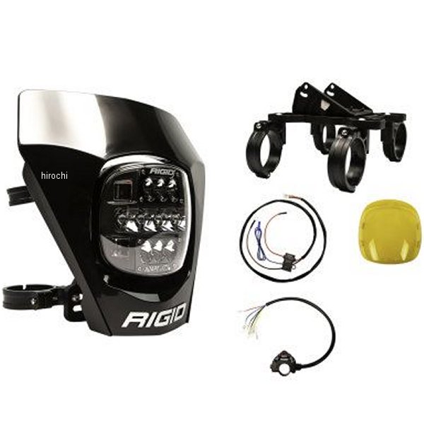 【USA在庫あり】 リジッドインダストリー Rigid Industries Adapt XE LED モトキット ブラック rig300416 JP店