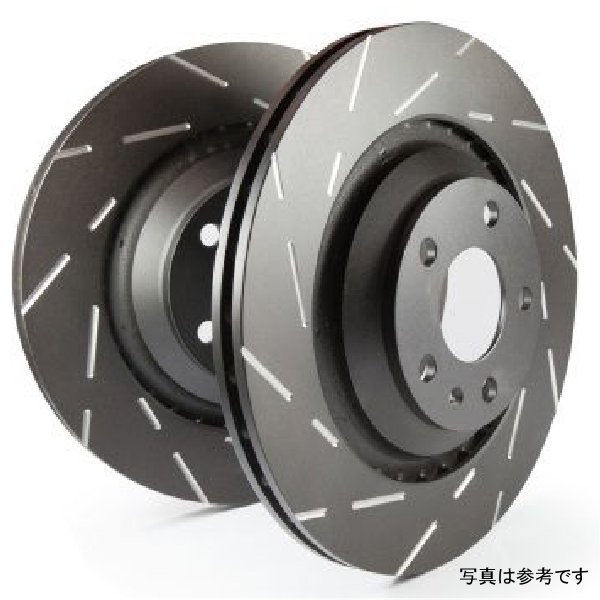 EBC 08-16 ミツビシ Lancer Evo 10 2.0 ターボ (1 piece ローター) USR Slotted リアローター ebcUSR7643 JP店