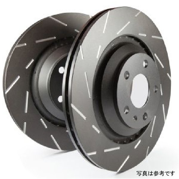  EBC 16年以降 ホンダ シビック (Excl Si) USR ブラックdash スポーツ Slotted リアローター ebcUSR7752 JP店
