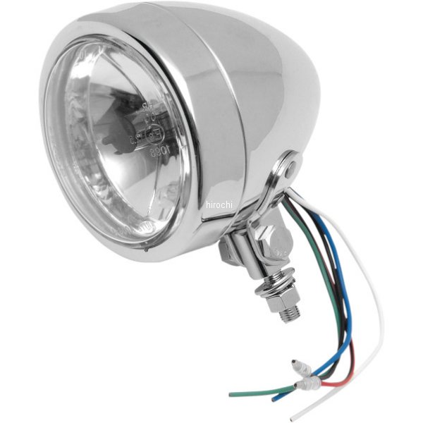 Rakuten - 【USA在庫あり】 DRAG スポットライト 4.5インチ(114mm) H4 55/ 60W 5Wランプ付 無地 2001-0249 JP店